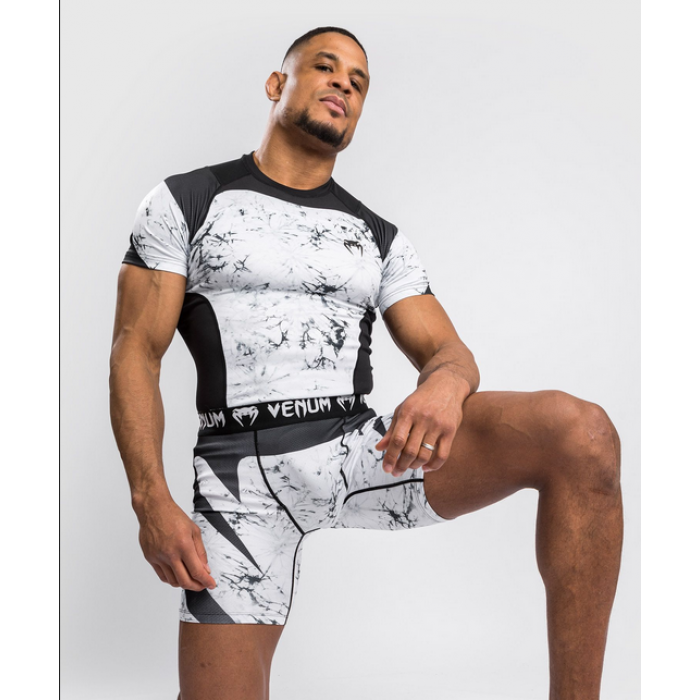 РАШГАРД - Venum G-Fit Marble Rashguard - Short Sleeves - Marble​